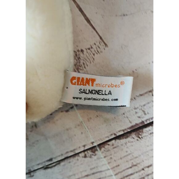 Salmonella Giant Microbe Approx 6" Small Plush Stuffed Toy - Picture 3 of 5